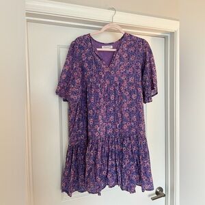 Emerson Fry Purple Isla Floral Dress